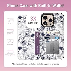 Goodon for iPhone 16 Pro Case Wallet - Flip Folio
