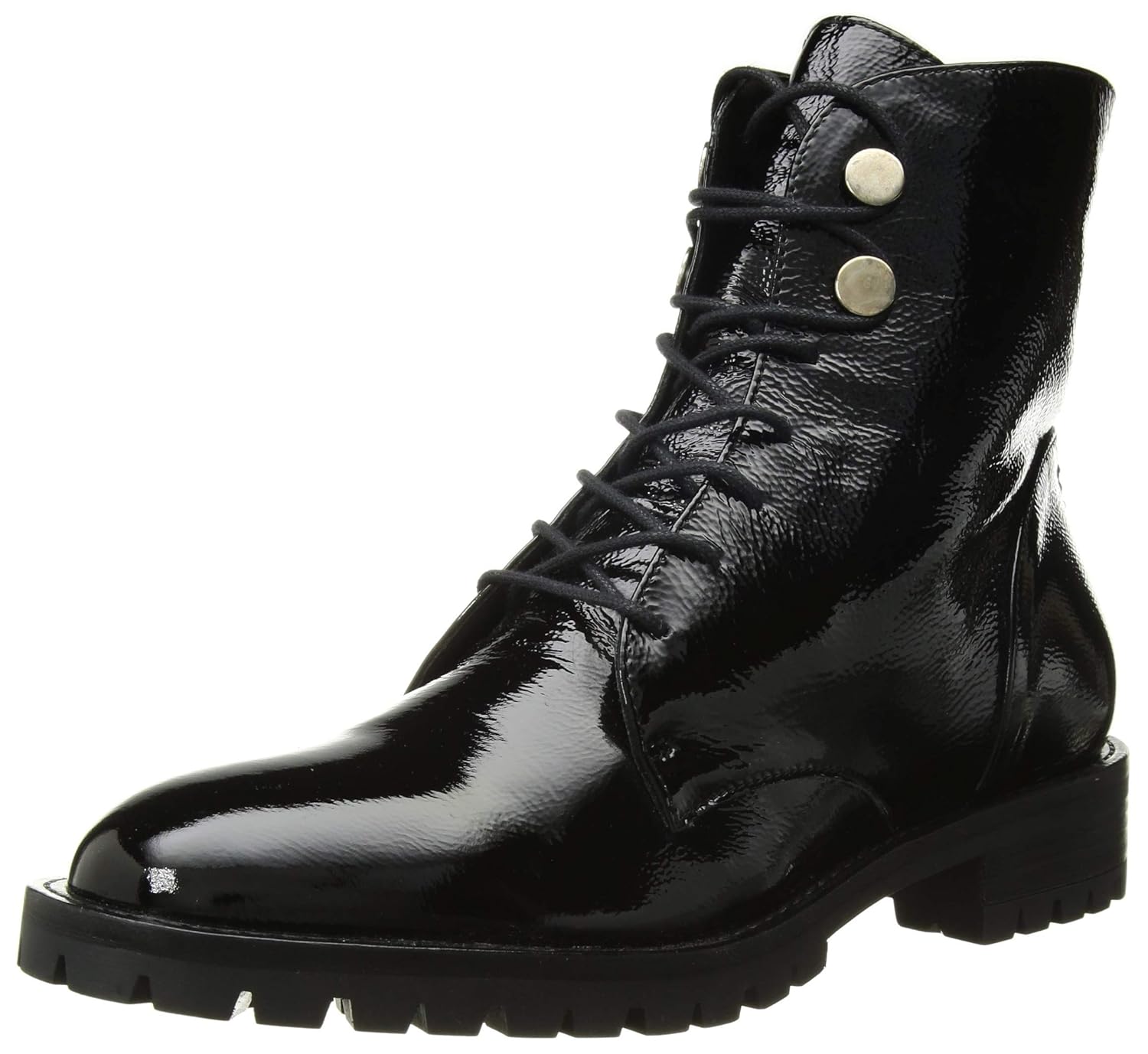 kenneth cole black leather boots