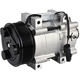 PAROD CO10902C A/C Air Compressor Fit 06-09 Dodge Ram 2500/3500, For DIESEL | Fit 2008-2010 Ram 4500/5500, 2006-2008 Ram 4000, 5.9L 6.7L, AC Conditioner with Clutch