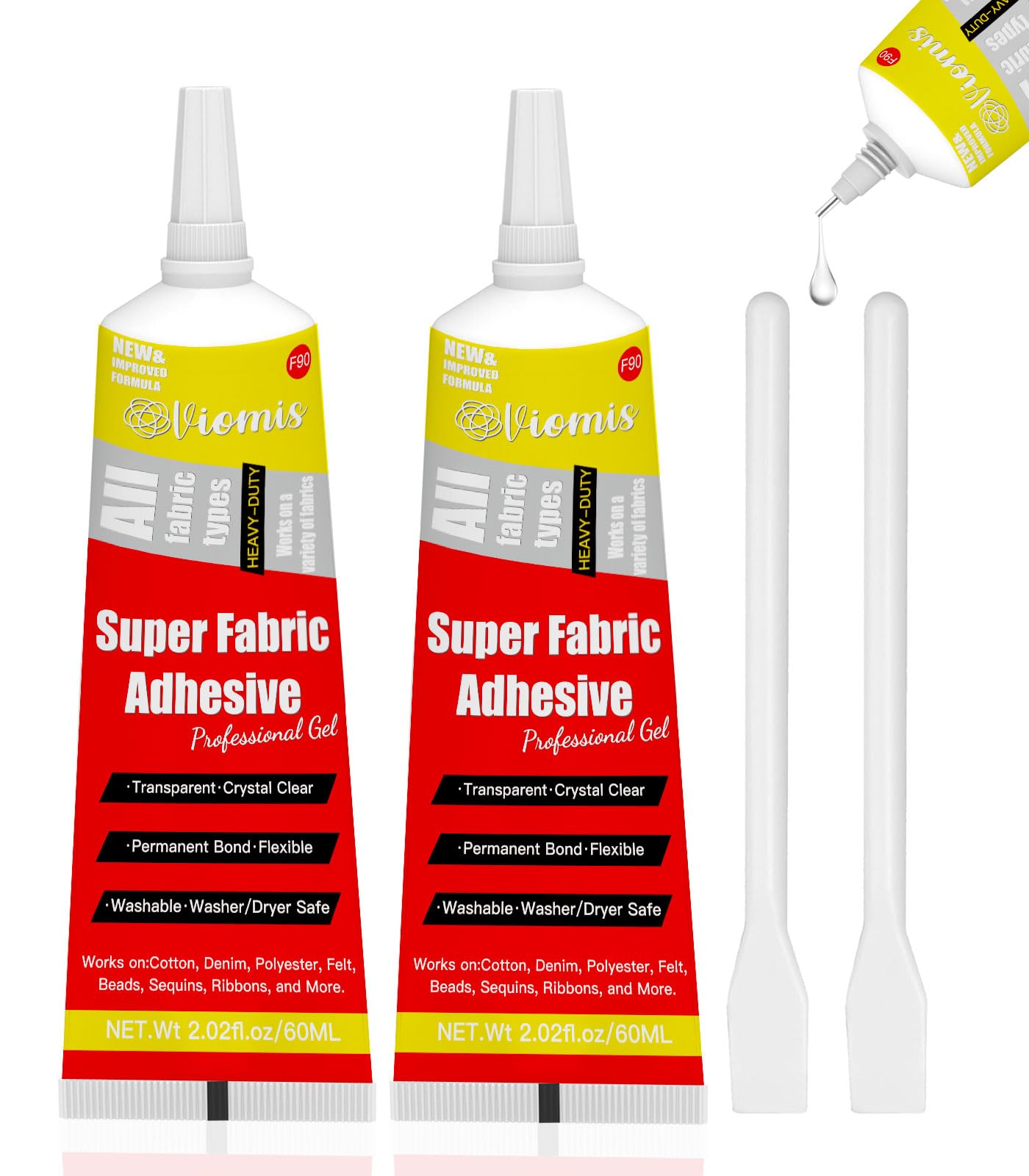 Mua 2PCS 60ML Fabric Glue, Strong Fabric and Leather Adhesive