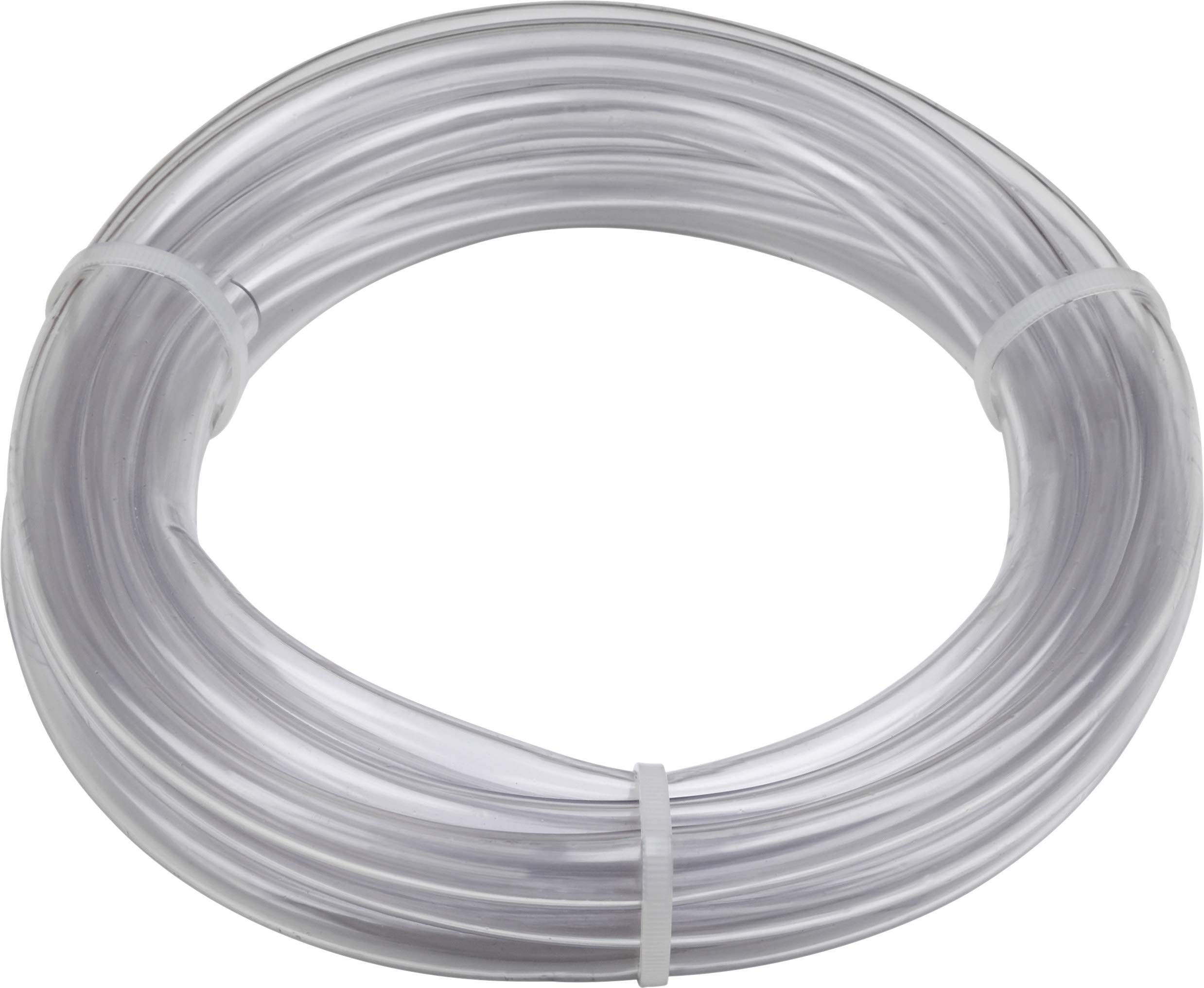 Meister Transparent PVC hose, 6 m x 10 mm, without fabric insert, for passing air and liquids, for pressureless applications, air hose, aquarium hose, 9920380, transparent