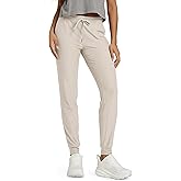 ODODOS Women's Performance Joggers - Ultra Soft odSTRATUM Tech Sweatpants Adjustable Mid Rise Pants with Pockets