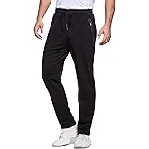 Tansozer Men's Lightweight Joggers Casual Slim Sweatpants Track Pants with Zipper Pockets