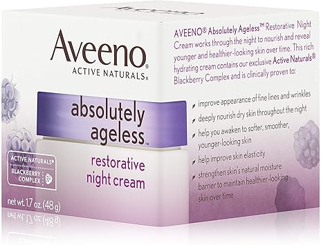aveeno restorative night cream