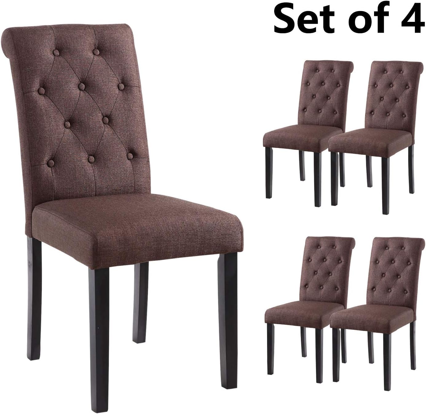 Best brown parsons dining chairs