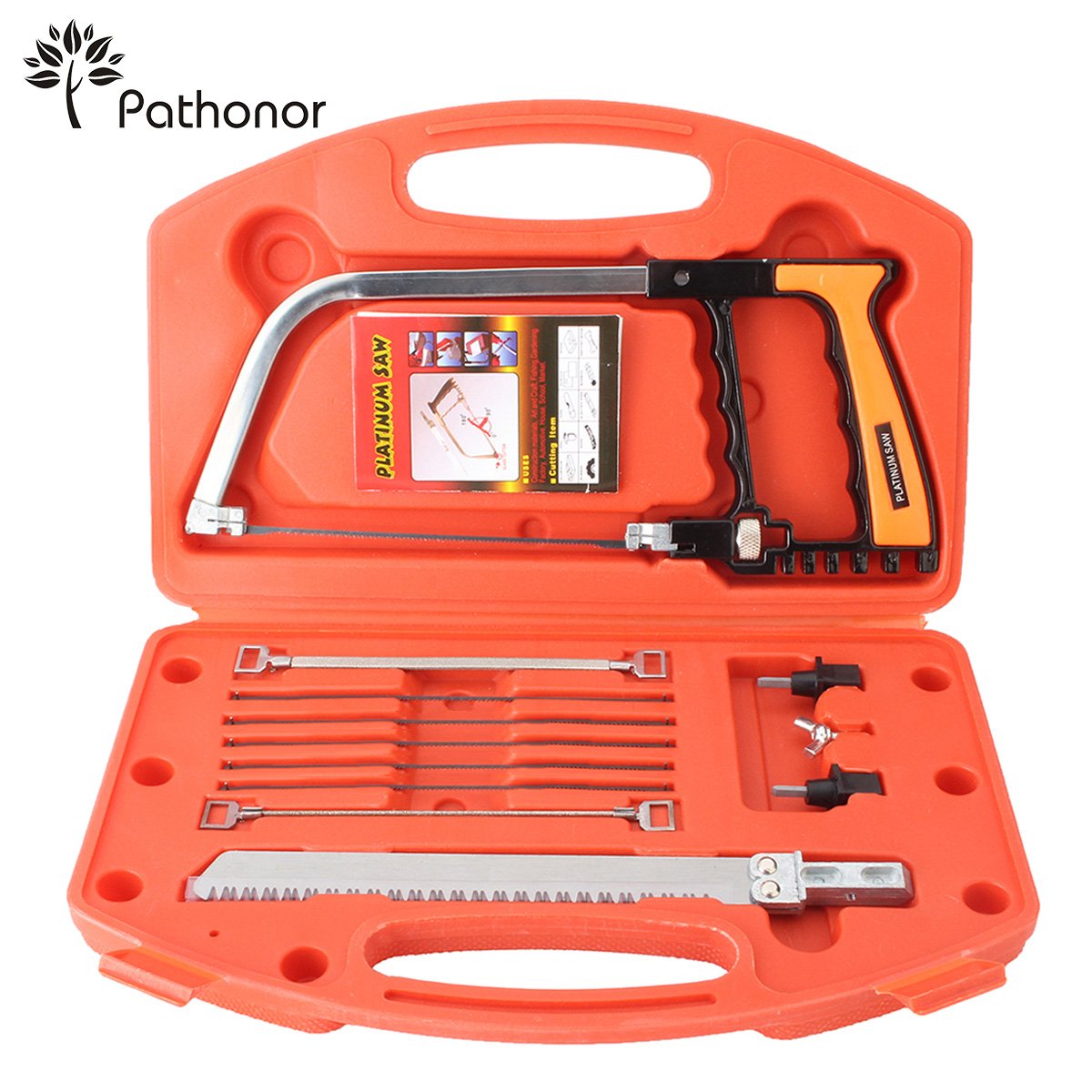 Handsäge Pathonor Bogensägen Bügelsäge Säge Metallsäge Multifunktionssäge HSS 12pcs / set DIY Multi Zweck für Geschenk, Holz arbeiten, Küche, Glas, Fliesen, Holz, Metall, Kunststoff