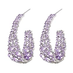 Statement Earrings for Women Bohemian Hoop Earring