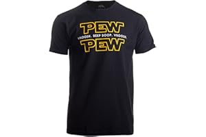 Pew Pew Wars | Funny Sci-fi Space Star Noises Science for Geek Men Women T-Shirt