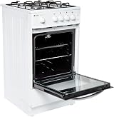 Haden 50cm Gas Cooker White 4 Burner Hob Conventional Oven Grill LPG Kit view 6