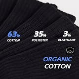 Kensington Men’s Black Sport Socks 10 Pairs Cushioned Cotton Crew Size 6-11 view 5