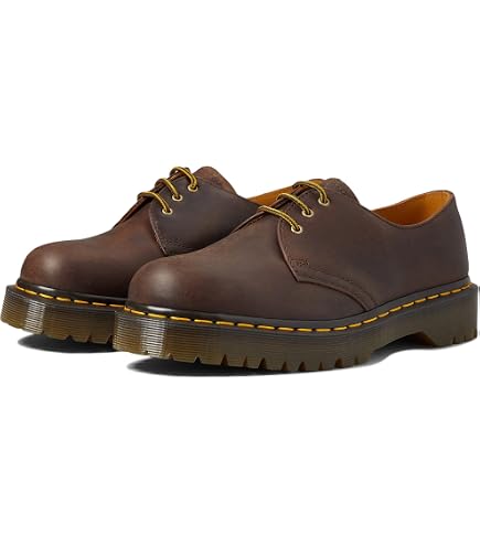Amazon.com | Dr. Martens 1461 3-Eye Gibson Lace-Up,Cherry Red