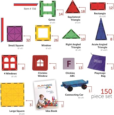 playmags 100 piece super set