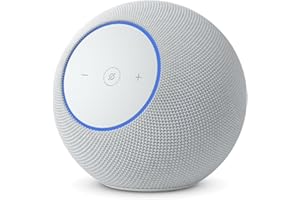 �鶹�� Echo Studio (newest model), compact design, immersive spatial audio and Dolby Atmos, with Alexa+ Early Access, Glacier