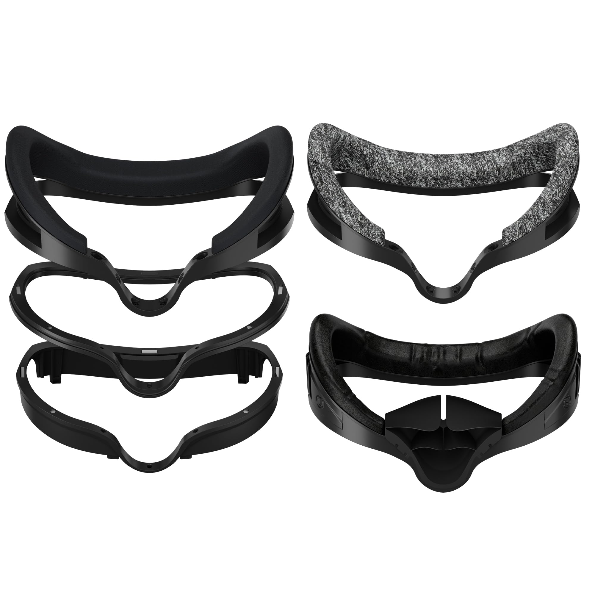 Photo 1 of Globular Cluster F3 V3 Magnetic Facial Interface for Quest 3, Flexible and Adaptive Frame with Multi-Material Pads, Not Compatible with Quest 3S or Official Charging Dock