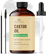 Botanic Hearth Castor Oil 4 Fl Oz Cold Pressed Hexane Free 100% Natural