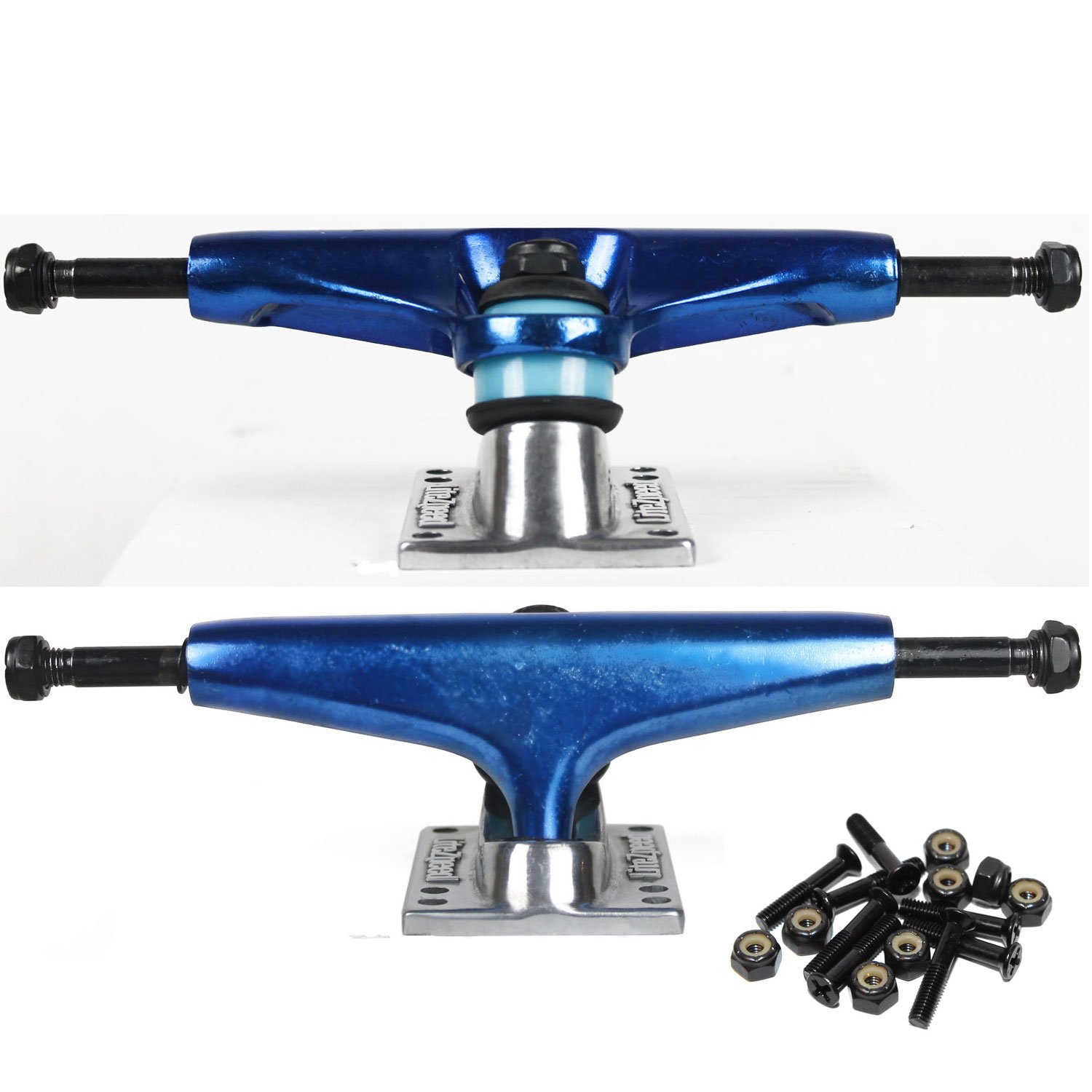 Trucks Sporting Goods LiteZpeed 5.25 Skateboard Trucks Black/Black