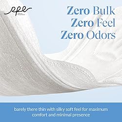 100% Large Organic Pads for Women, Ultra Thin Heavy
