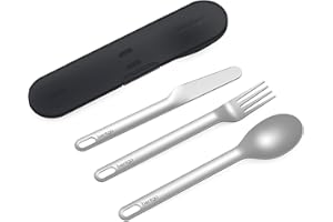 Bentgo Stainless Travel Utensil Set - Reusable 3-Piece Silverware Set with Carrying Case, High-Grade Premium Steel, BPA-Free 