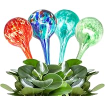 Système Irrigation Automatique Plantes Verre Coloré Boules Arrosage Automatique Plantes - Lot 6 Pièces Verre Coloré Boule Arrosage Automatique Système Irrigation Automatique Plantes Verre Coloré Boules Arrosage Automatique Plantes - Lot 6 Pièces Verre Coloré Boule Arrosage Automatique