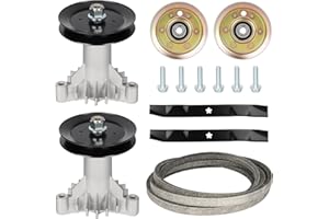 AEagle Deck Rebuild Kit for Craftsman 42 Inch LT1000 LT2000 130794 Spindle 129861 Pulley 134149 Blade 131494 Idler 144959 95 