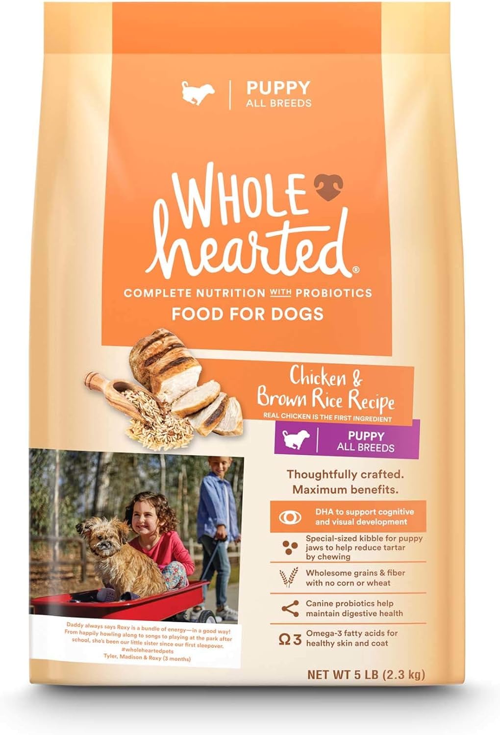 wholehearted dog food puppy