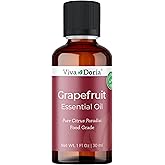 Viva Doria Grapefruit Essential Oil, 100% Pure, Natural Grapefruit Essential Oil, Undiluted, for Aromatherapy | Food Grade, 3