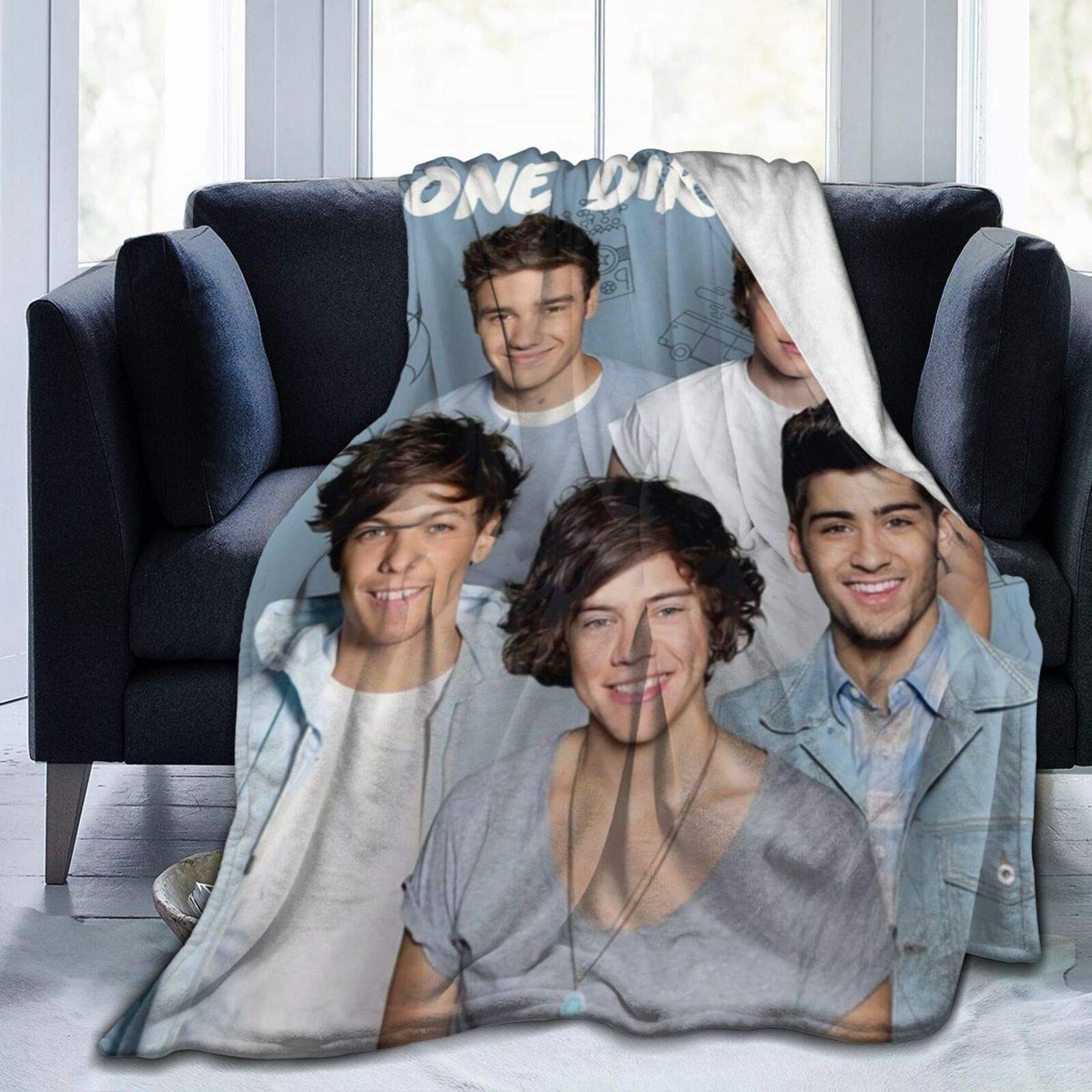 MACOIOR Luxury Blanket Ultra-Soft Micro Stylish 1D Fleece for Couch Bed Warm Throw Blanket 50X40 Inch