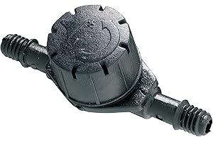 Orbit 67101 1/4" Barb Drip Irrigation Multi-Stream Inline Drip Emitter, 10 Pack