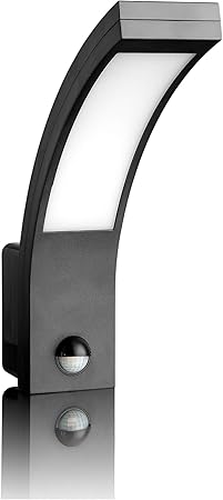 Sebson Led Aussenleuchte Mit Bewegungsmelder Wandleuchte Anthrazit 15w 1000lm Kaltweiss 5800k Ip54 Aussenwandleuchte Sensor 9m 140 Amazon De Beleuchtung
