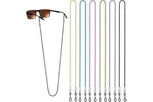 VOOGLASS Glasses Strap - Securely Keep Your Eyeglasses Around Your Neck - Practical Sunglasses Holder Chain for Men Women