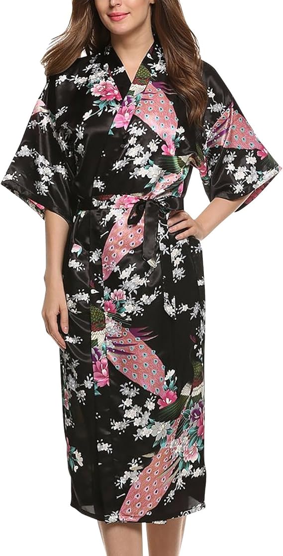 sleep kimono robe