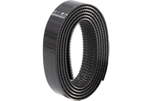 REBUILD SKILLS Industrial Strength 1" x 5ft Black Scotch Self Mating Reclosable Fasteners, Stick-On Adhesive, No Tools Needed, Home Decor, Classroom, Office, Cars, Indoor-Outdoor Waterproof Compatible with SJ3560
