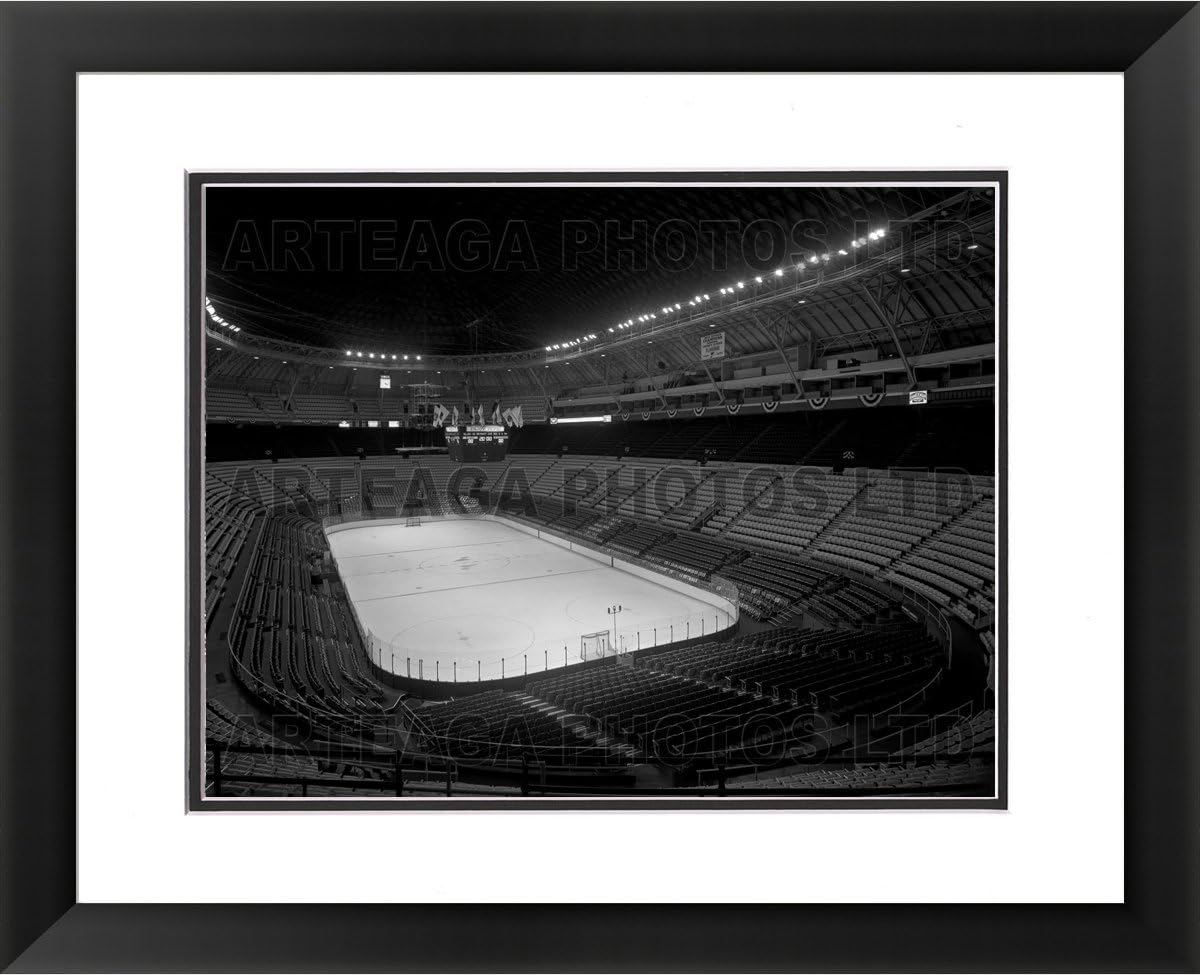 Arteaga Photos St. Louis Arena Inside in 1970 - Original Photography Print 24"x28" Framed Double Matted Print