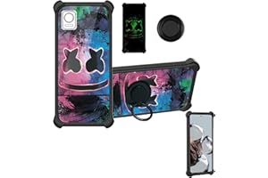 Aroepurt AT&T Vista 2023 Model Phone Case Compatible with ATT Vista WTATTRW2 Phone Case Cover[Hard PC + Soft Silicone][Ring Support] [Luminous Effect] YGH-BQ
