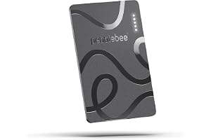 Pebblebee Card 5 | Rechargeable Bluetooth Wallet Tracker Card | Thin Eco-Friendly Alternative Tracking Card to Air Tag & Android Tracker | 18-Month Battery | Inbuilt Link Scan-to-Return & Phone Finder