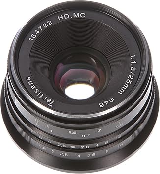 Amazon Com 7artisans 25mm F 1 8 Manual Focus Mf Hd Mc Prime Lens For Panasonic Olympus Micro 4 3 Mount Gh3 Gh4 Gh5 Gh5s E Pl3 E Pl5 E Pl6 E Pl7 E Pl8 E Pl9 E Pl10 Pen F E M1 E M5 E M10