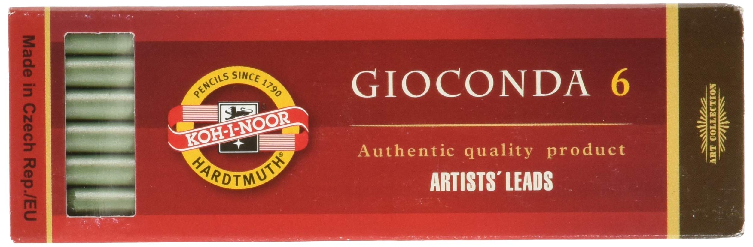 KOH-I-NOOR Metallic Coloured Leads for 5.6mm Diameter 120mm Mechanical Pencil - Green