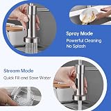 APPASO Kitchen Tap Sink Mixer with Pull Down Sprayer 360° Swivel Stainless view 3