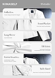 Cardigan Blazer Jacket for Women White Collarless