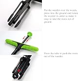 FLORA GUARD 3.3ft Stand-Up Weeder Tool with 4 Claws - Ergonomic Design view 2