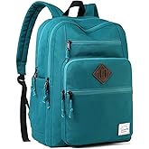 VASCHY School Backpack, Unisex Large Bookbag Schoolbag Casual Daypack for High School/College/Teens/Travel/Work for Men Women