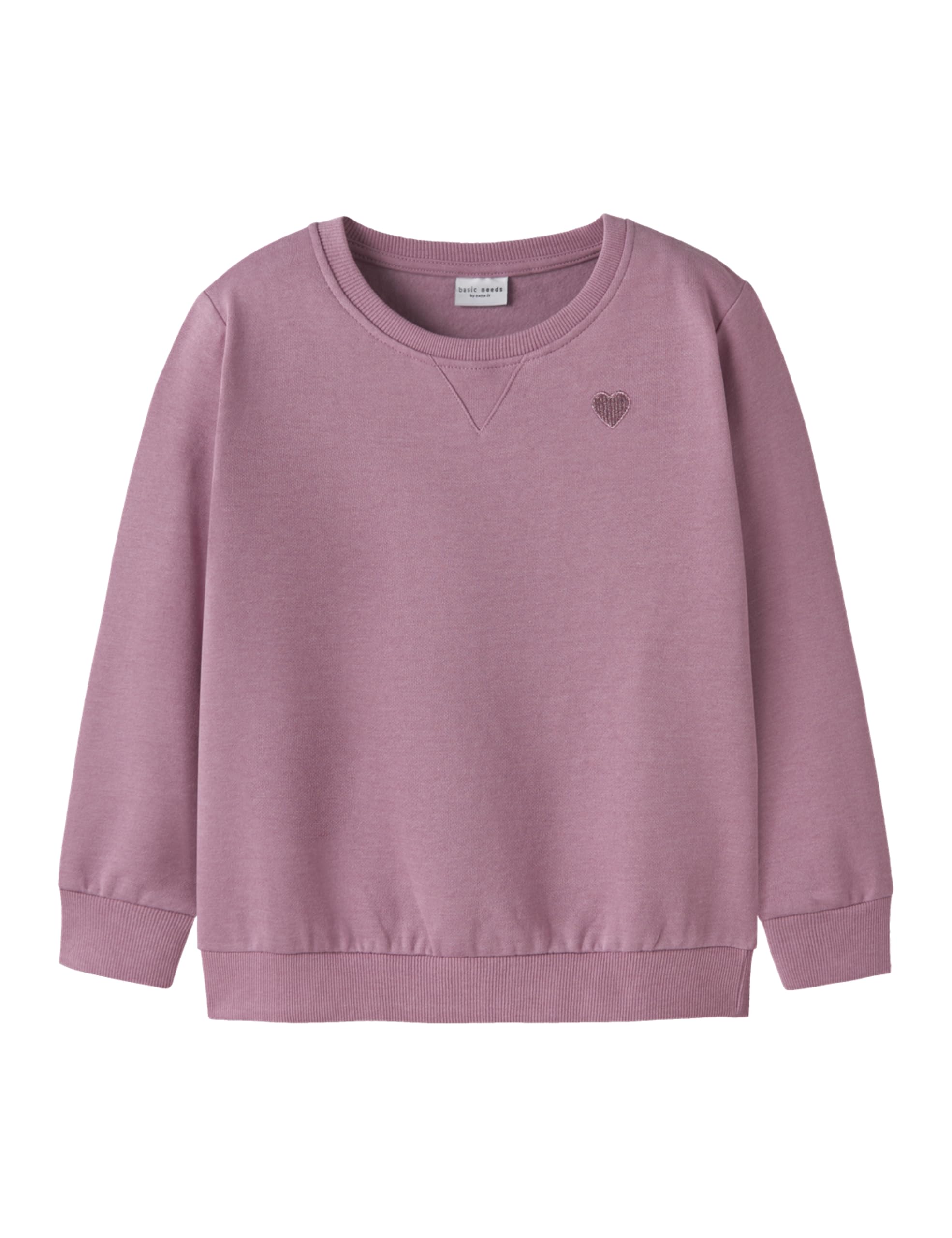 Name IT Mädchen Nmfvima Ls Sweat Bru Noos, Mauve Orchid, 110