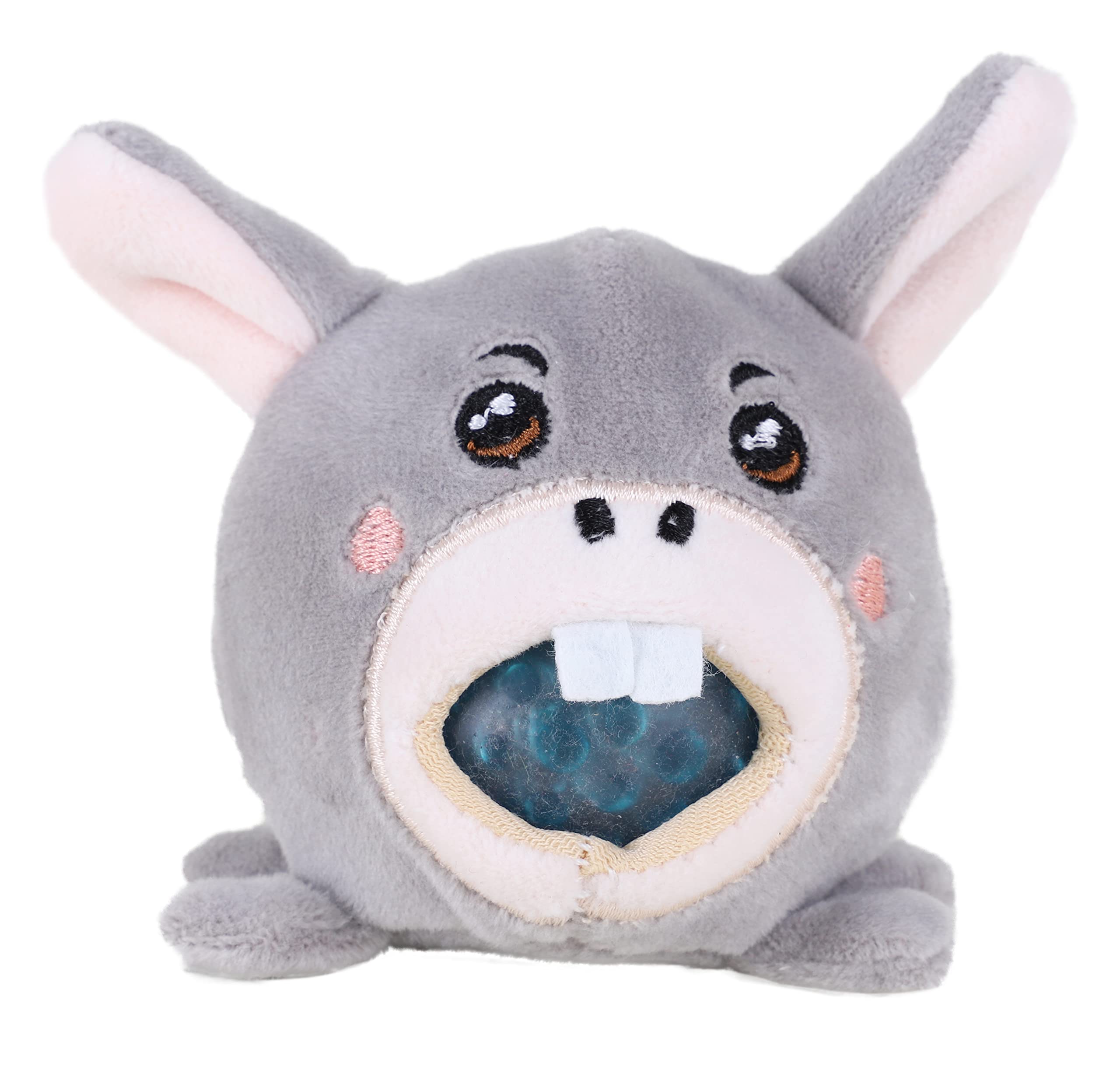 Toyland® 8cm Furry Farm Animal Jelly Squeezers - Children's Novelty Toys (Donkey)