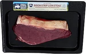 Great Range Bison Bison Strip Loin Steak, 10 Oz