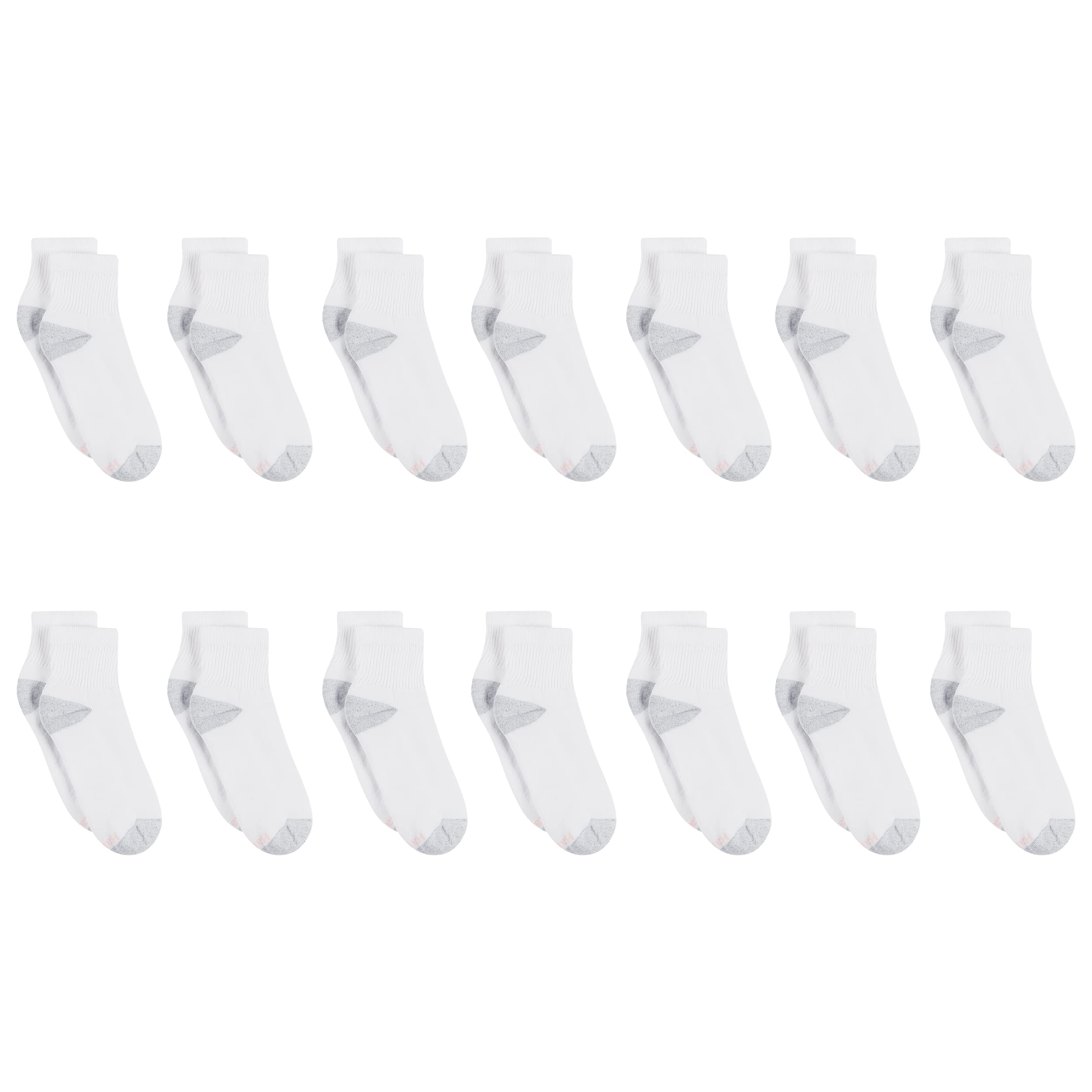 Hanes Women's Value, Ankle Soft Moisture-wicking Socks, Available in 10 and 14-packs
