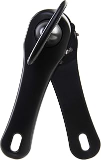 wenco Sicherheitsdosenöffner, Für Rechts- und Linkshänder, Länge: 17 cm, Kunststoff/Rostfreier Edelstahl, Schwarz, 510899