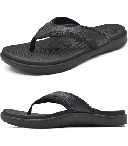 Amazon.com | ONCAI Orthopedic Flip Flops for Men Mens Arch  display picture 1