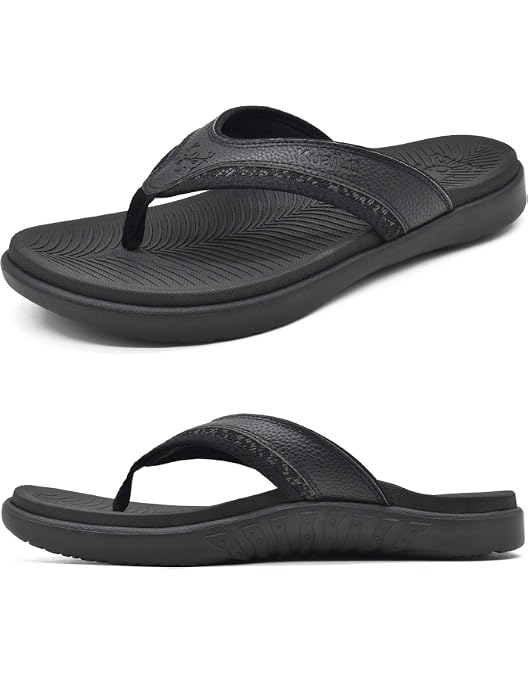New Vionic Dennis Brown Leather Orthotic Flip Flop Sandals Men’s 8 Vionic | Shoes | Vionic Dennis Brown Leather Flip Flops  main image 2