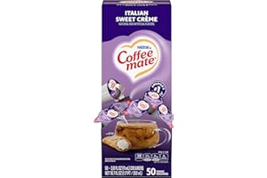 Coffee-Mate 84652 Liquid Coffee Creamer, Italian Sweet Creme, 0.375 oz Cups (Box of 50)