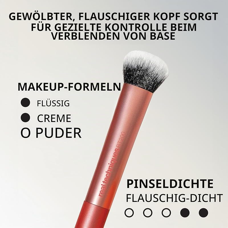 Everyday Essentials + Make-up-Schwamm-Set, Make-up-Pinsel und Make-up-Mixer-Schwamm, für Foundation, Rouge, Bronzer, Lidschatten und Puder, 5-teiliges Set